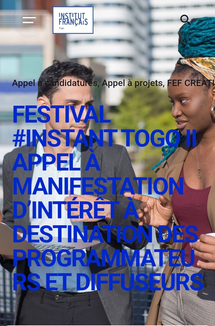 Festival INSTANT TOGO 2026 : un appel à manifestation d&rsquo;intérêt lancé aux programmateurs et professionnels du spectacle vivant d&rsquo;Afrique et de France 